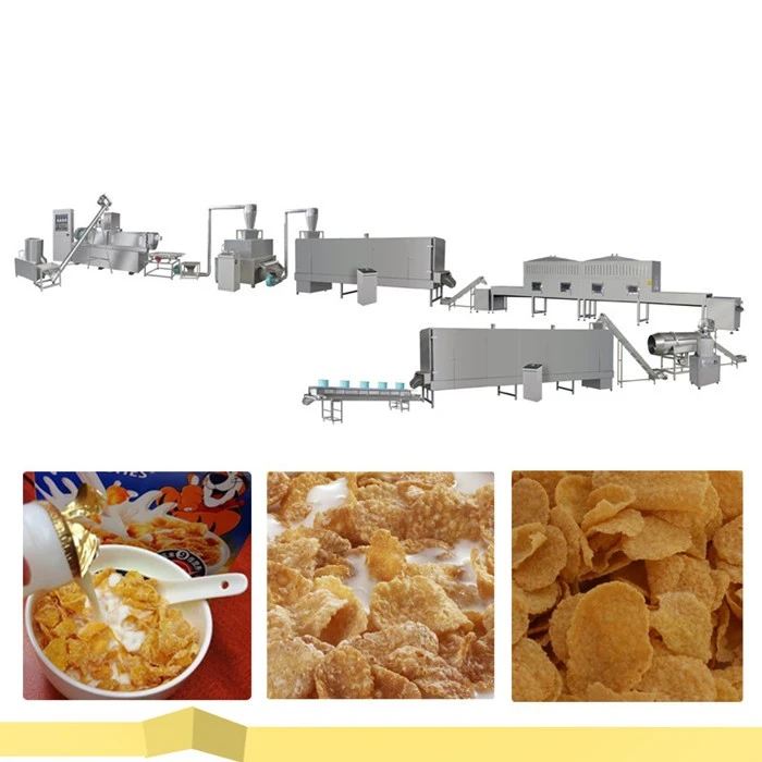 Breakfast Corn Flakes Processing Machine