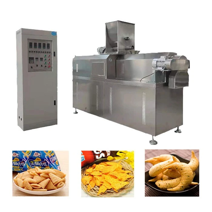 corn flowers chips machine