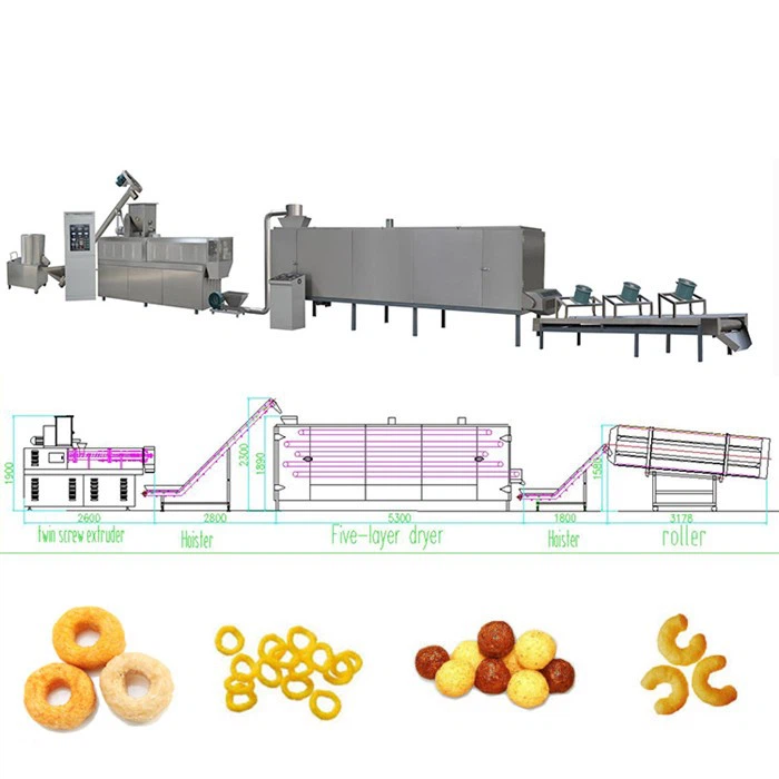 China Automatic Puffed Snack Production