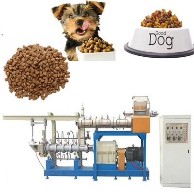Extruder pentru linie de producție a hranei uscate pentru câini